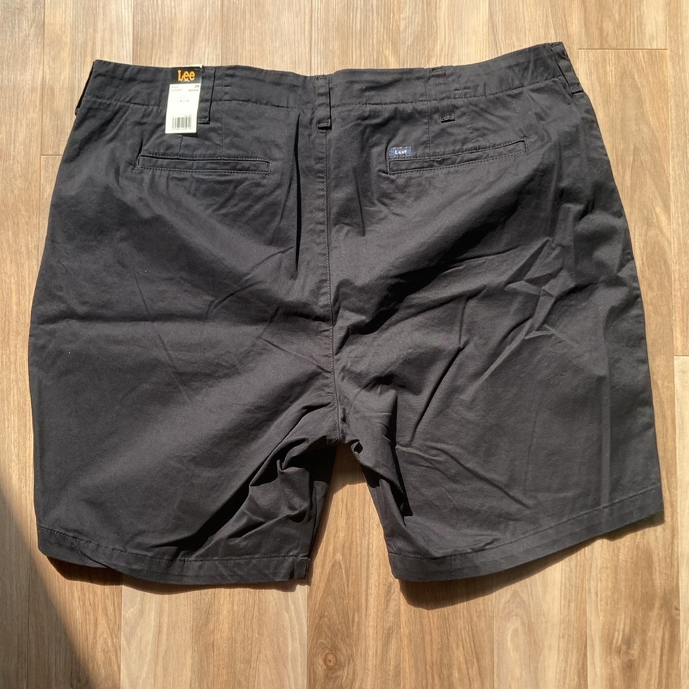 Lee black midrise Bermuda short regular fit legendary Style size 24W - Picture 8 of 17